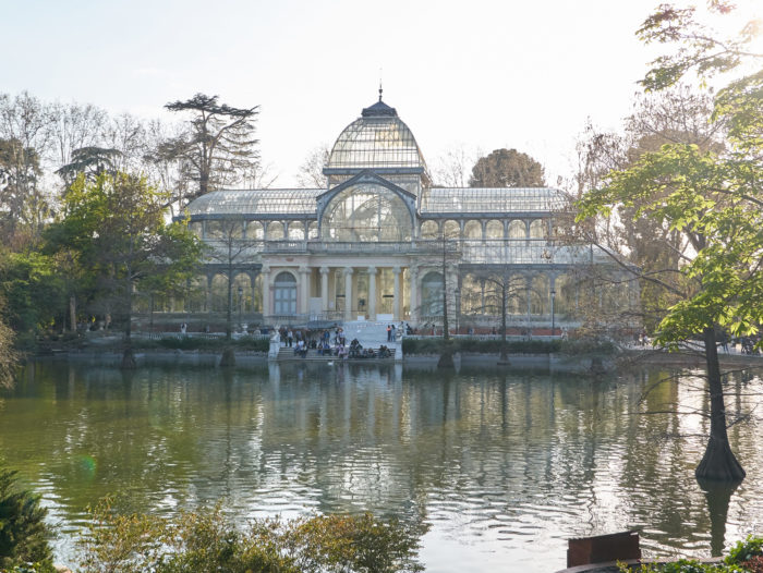 Стеклянный дворец в парке Ретиро, Мадрид